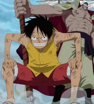 Barbablanca y Luffy 7