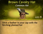Brown Cavalry Hat