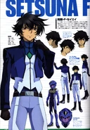 Setsuna F Seiei - 2nd Season - Specs and Character Design