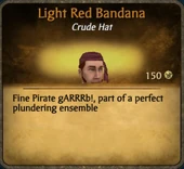 Light Red Bandana