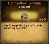 Light Yellow Bandana
