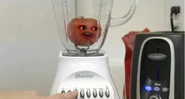 Tomato in a blender