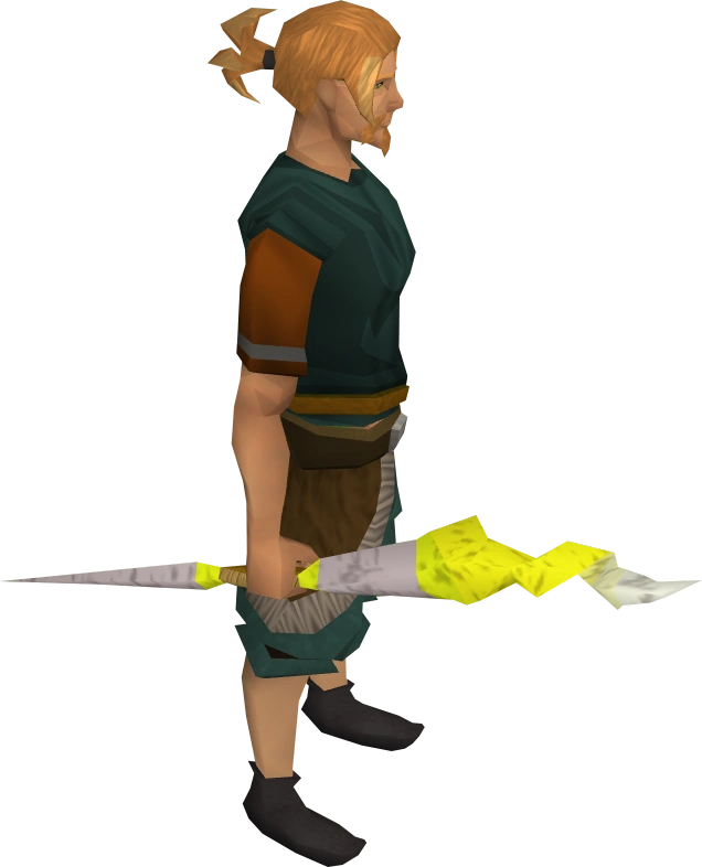 Guthix staff equipped