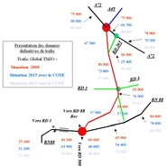 COSE Carte des trafics