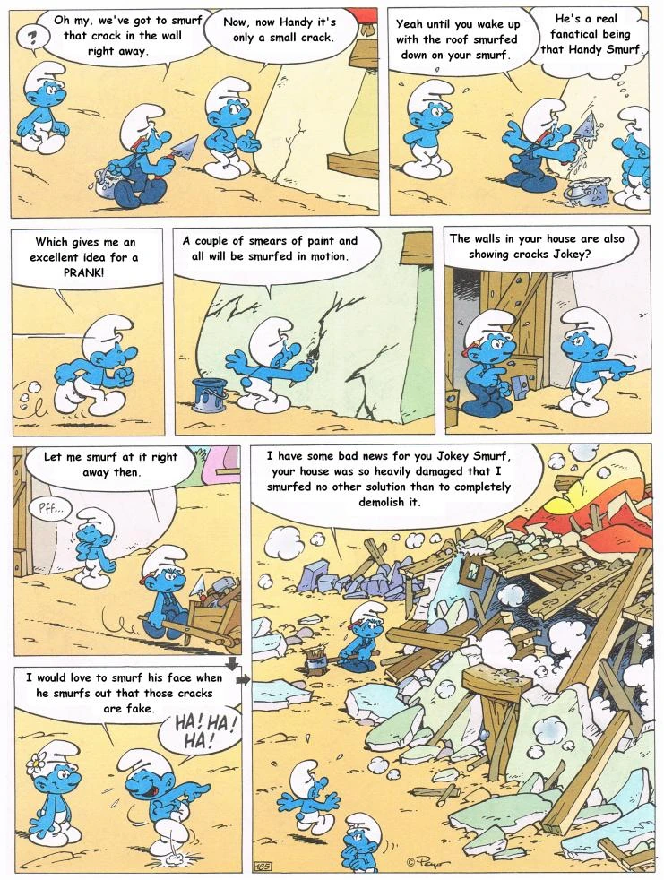 Jokey Smurf Smurfs Wiki