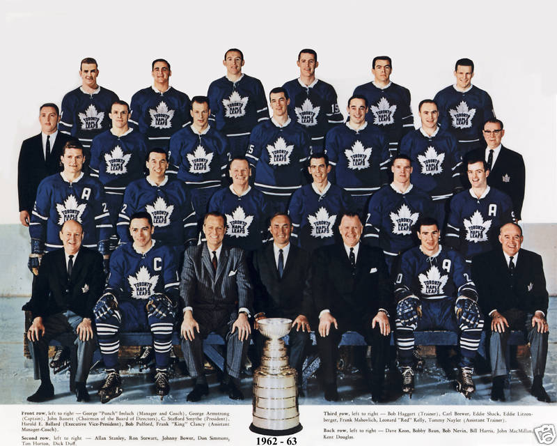 Members of the 1967 Toronto Maple Leafs Stanley Cup Champions get