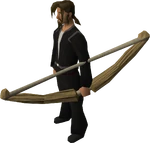 Ogre bow equipped