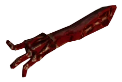 Mutilated arm