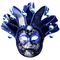 Huge item carnivalmaskblue 01