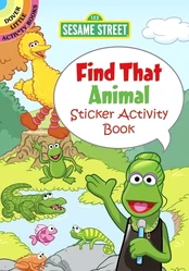 Dover find that animal sticker activity book