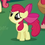 Apple Bloom on the verge of tears