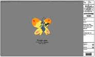Modelsheet butterfly withlasergun - withtartdebrisonmouth