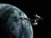 Enterprise im Orbit von Argelius II