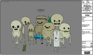 Modelsheet candypeople skeleton