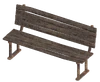 Wooden bench
