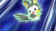 EP688 Emolga usando poder escondido