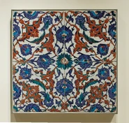 Tile panel flowers Louvre OA3919-2-297