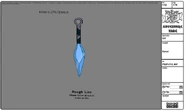Modelsheet kunai