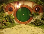 Bilbo's hobbit hole - front door