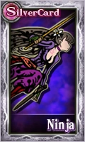 Female Ninja Card