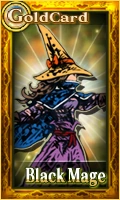 Female Black Mage Card
