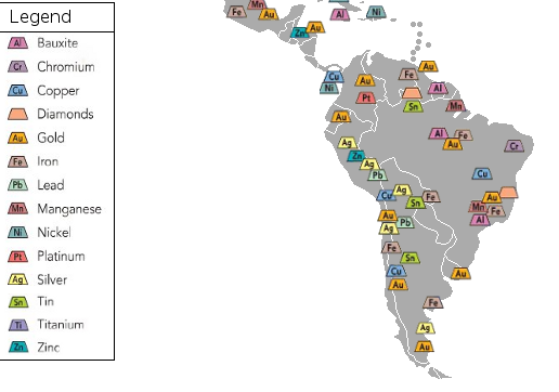 Resource Map Of Latin America 70