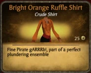 Brightorangeruffleshirt