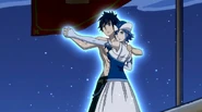Gray and Juvia preparing Unison Raid
