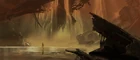 Portal 2 PotatoFoolsDay ARG Chell In Ruined Facility Concept Art