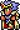 Cecil's Paladin battle sprite in the SNES and Playstation releases