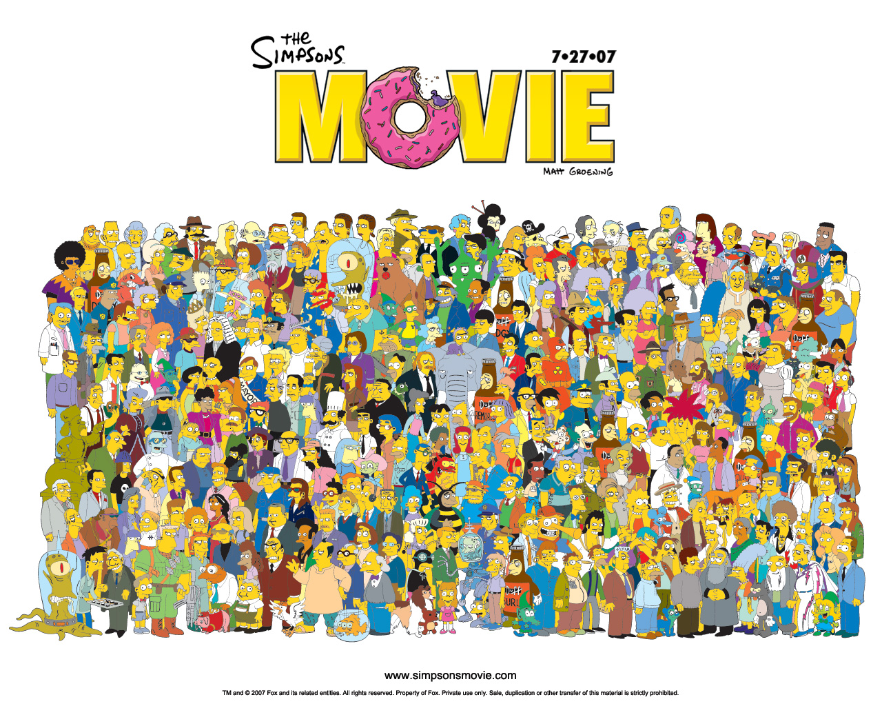 Simpson Movie Characters