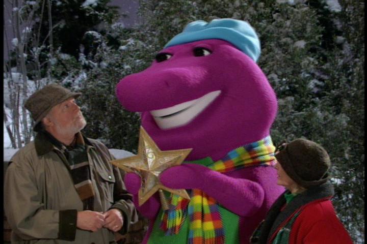 barney christmas star