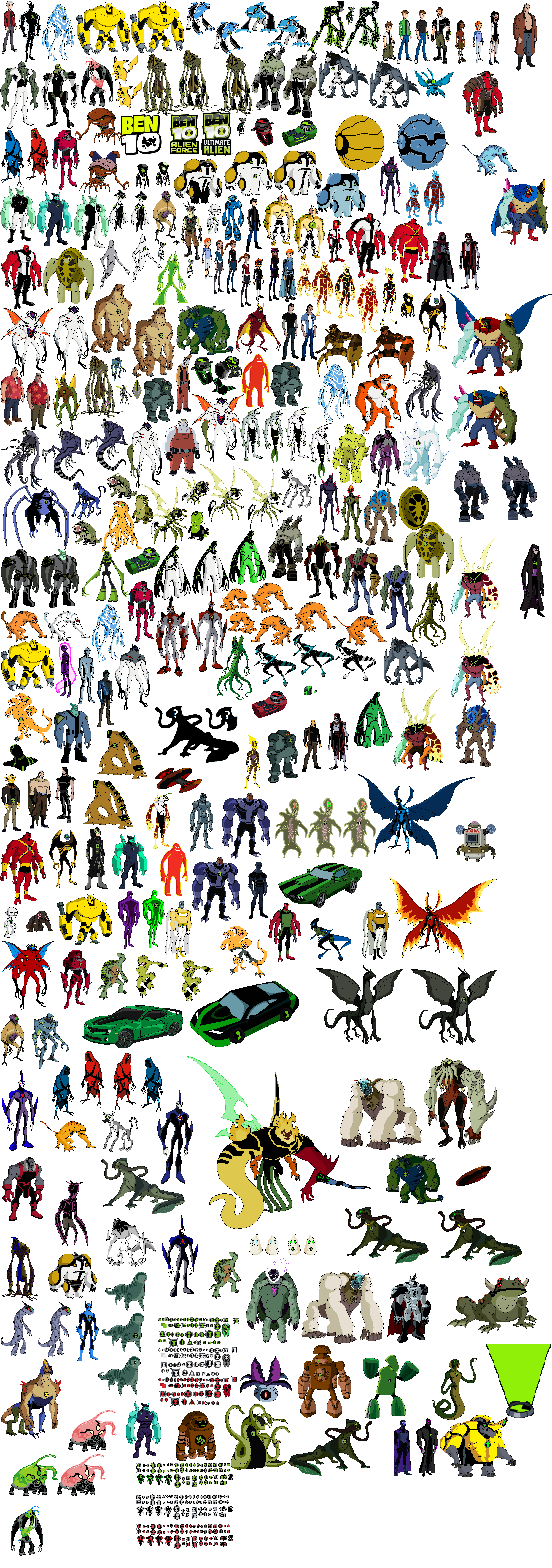 Todos Los Alienigenas De Ben 10 Imagui