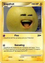 Grapefruit Pokemon Card