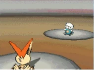 Victini usando confusión