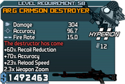 Cr combat destroyer