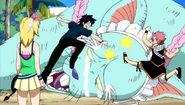 Gray and Natsu beats Angelica