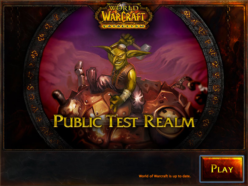 PTR launcher World Of Warcraft Launcher