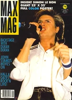 Max mag magazine duran duran no.5 1984