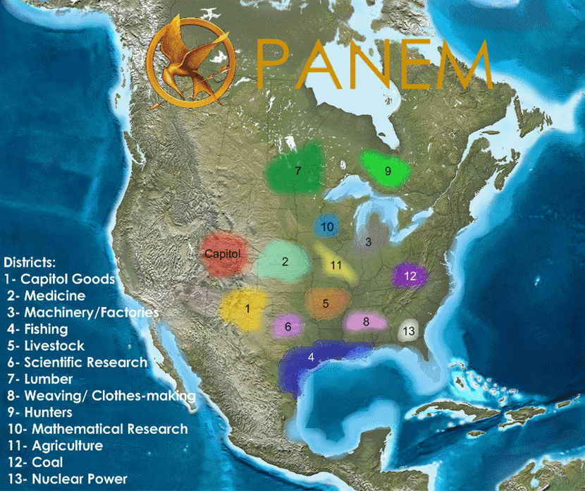 2015 Hunger Games 75 Arena Map