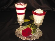 WhiteMousseRaspberrySauce