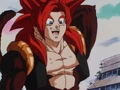 Gogeta Super Saiyan 4 Laughing