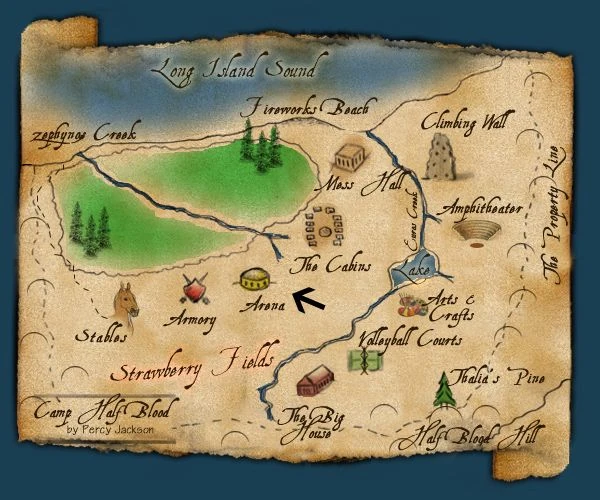 Camp Half-Blood Map
