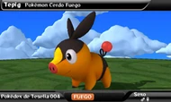 Pokédex 3D (español) Tepig