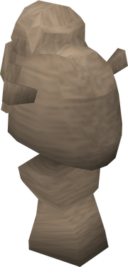 Mysterious statue