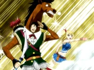 Lucy summons Sagittarius