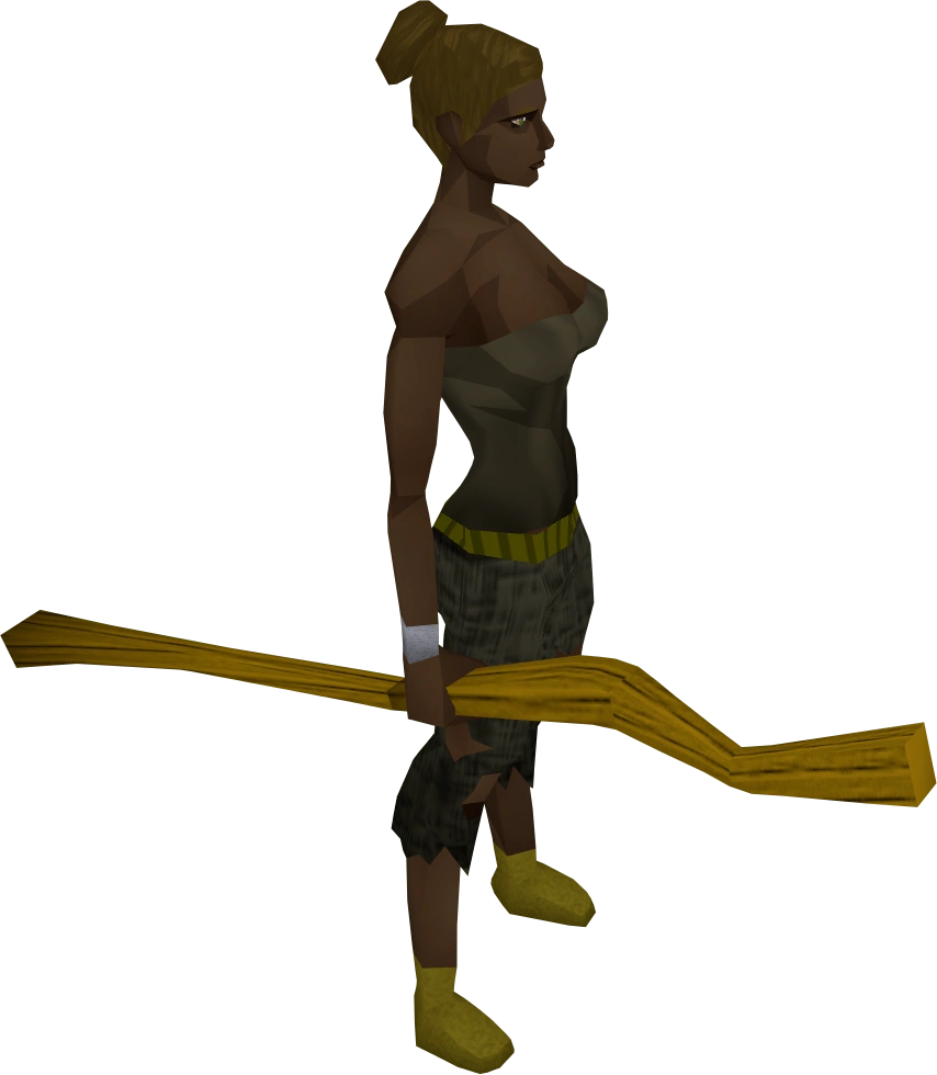 Dramen staff equipped