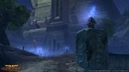 The courtyard of the Dark Temple