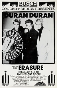 Five Seasons Center, Cedar Rapids, Iowa, USA duran duran