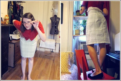 http://www.thezenofmaking.com/2011/05/pillowcase-pencil-skirt-tutorial